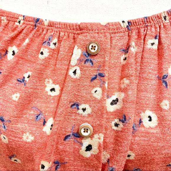 Democracy off the shoulder floral top M - Picture 3 of 9